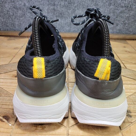 Sorel Kinetic Impact Women's 9.5 NL4694-010‎ Black White Running Shoes Sneakers - Picture 7 of 12